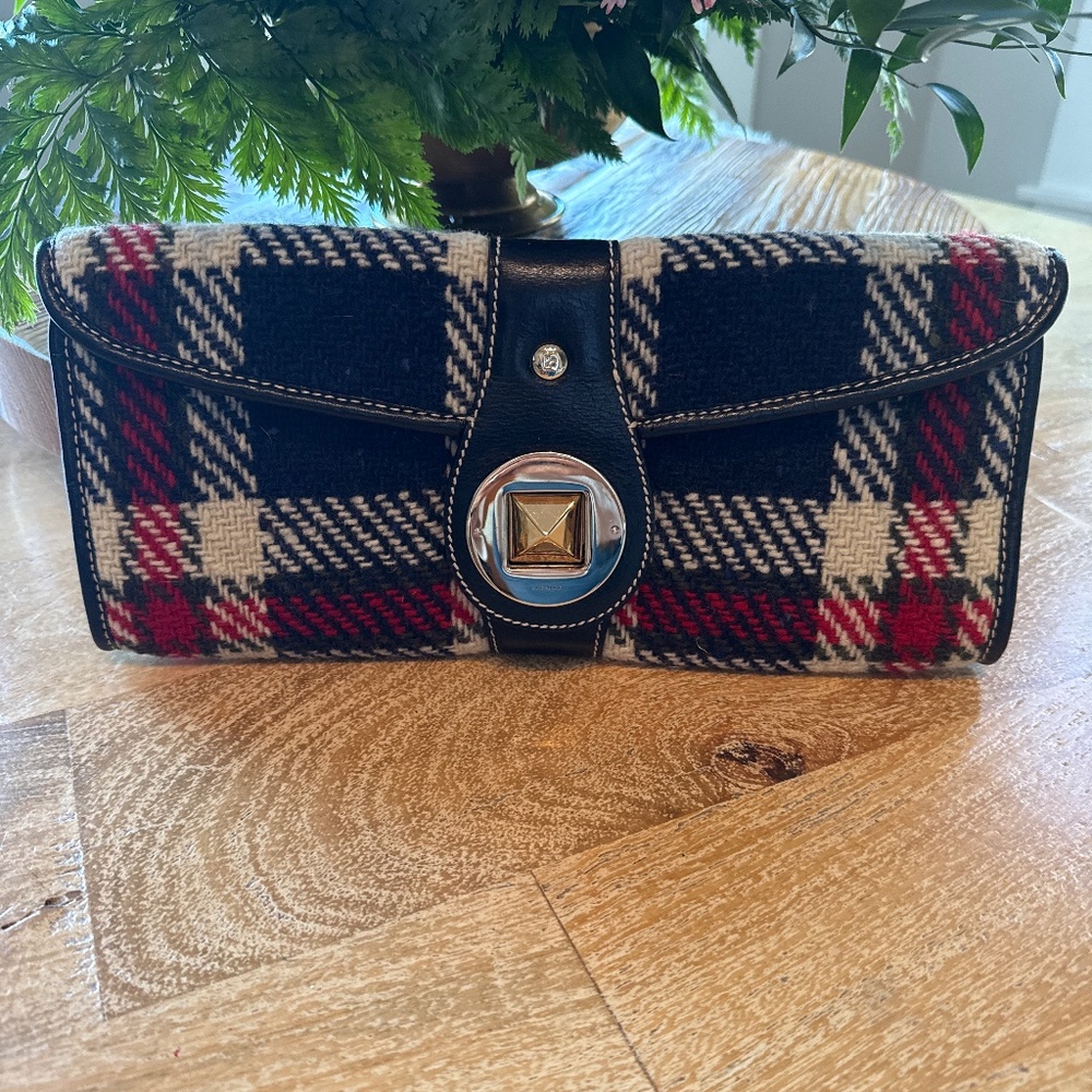 Wool Plaid Kate Spade Clutch